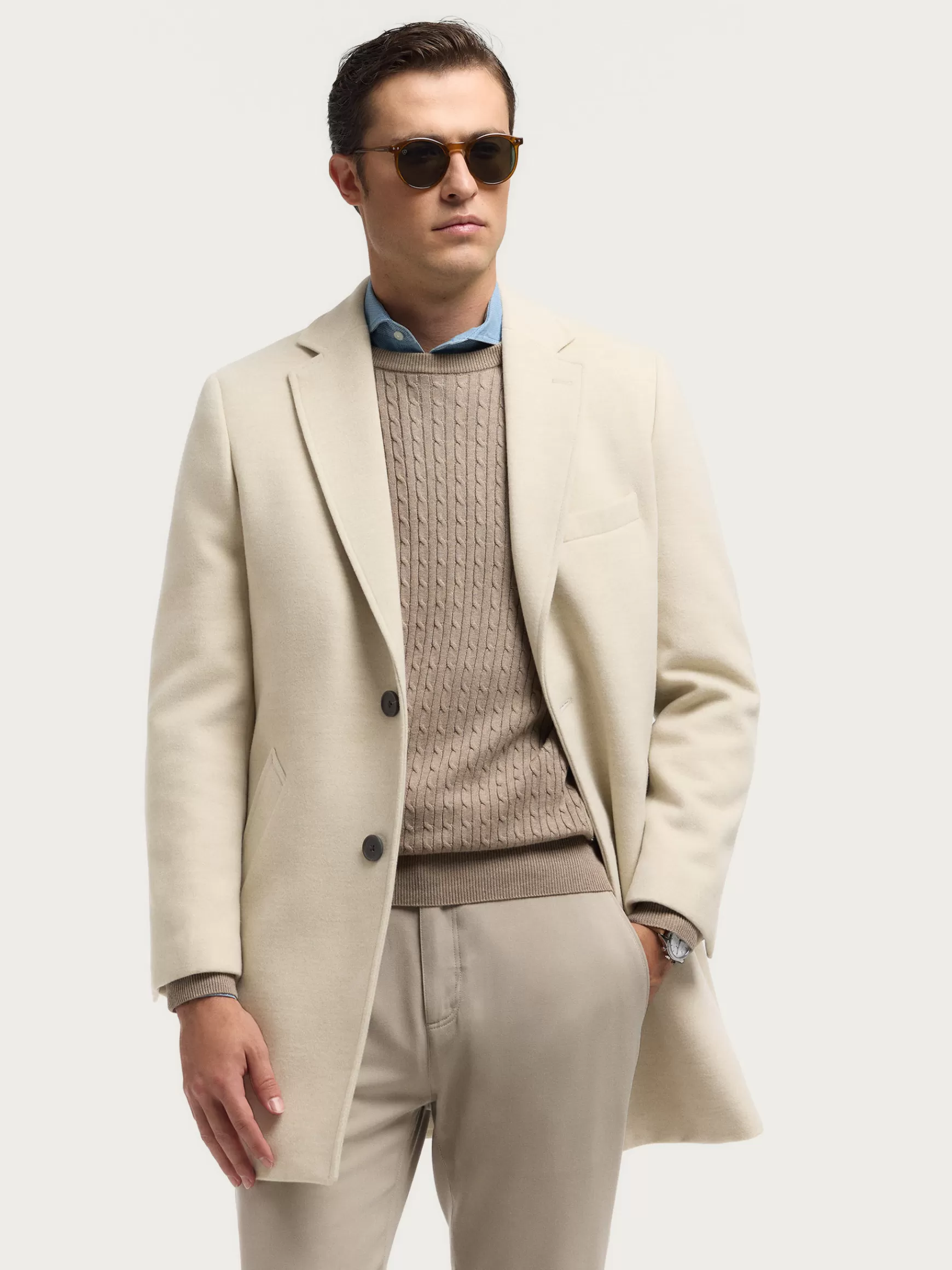 Cappotto Uomo Alvaro Moreno | Moon - Design Elegante con Cappuccio, Stagione Invernale 2024