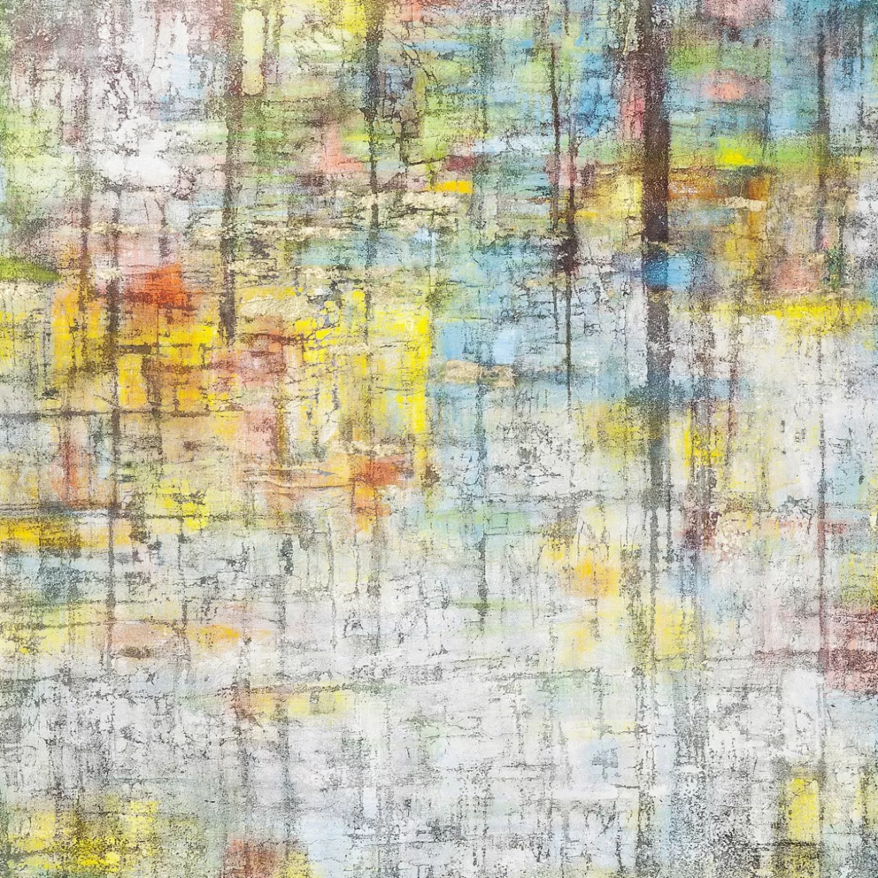 KARE Design Quadro Moderno | Pittura Acrilica Astratta con Effetti Cromatici - Formato Grande 150x150 cm