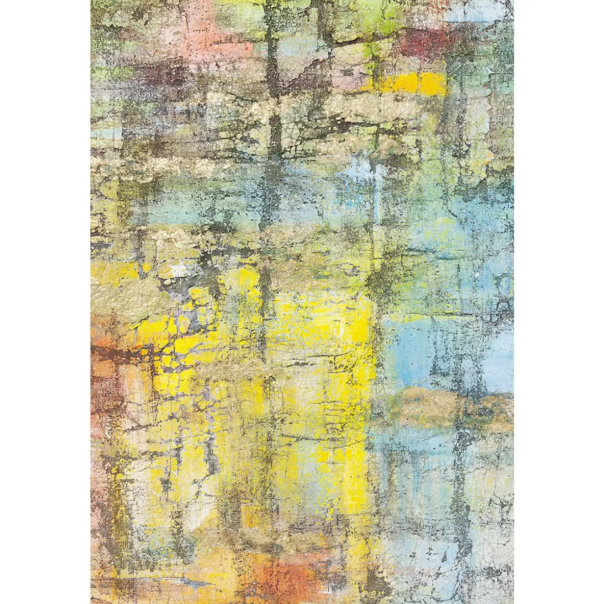 KARE Design Quadro Moderno | Pittura Acrilica Astratta con Effetti Cromatici - Formato Grande 150x150 cm