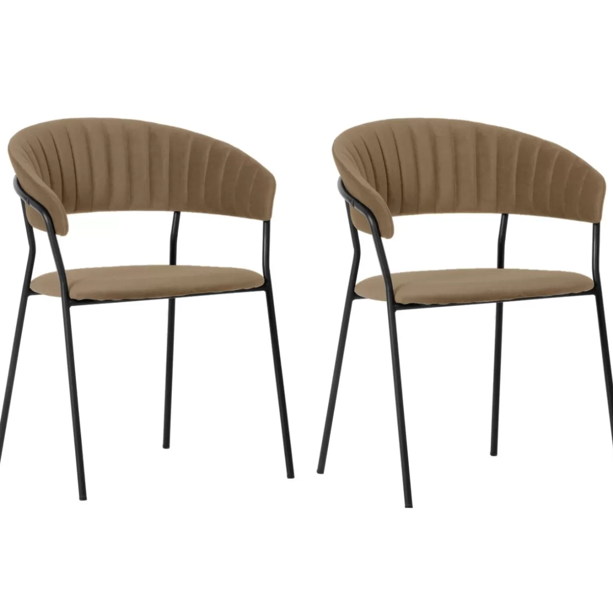 Due Poltrone con Braccioli Belle in Tonalità Braun - KARE Design | Arredamento Moderno e Funzionale