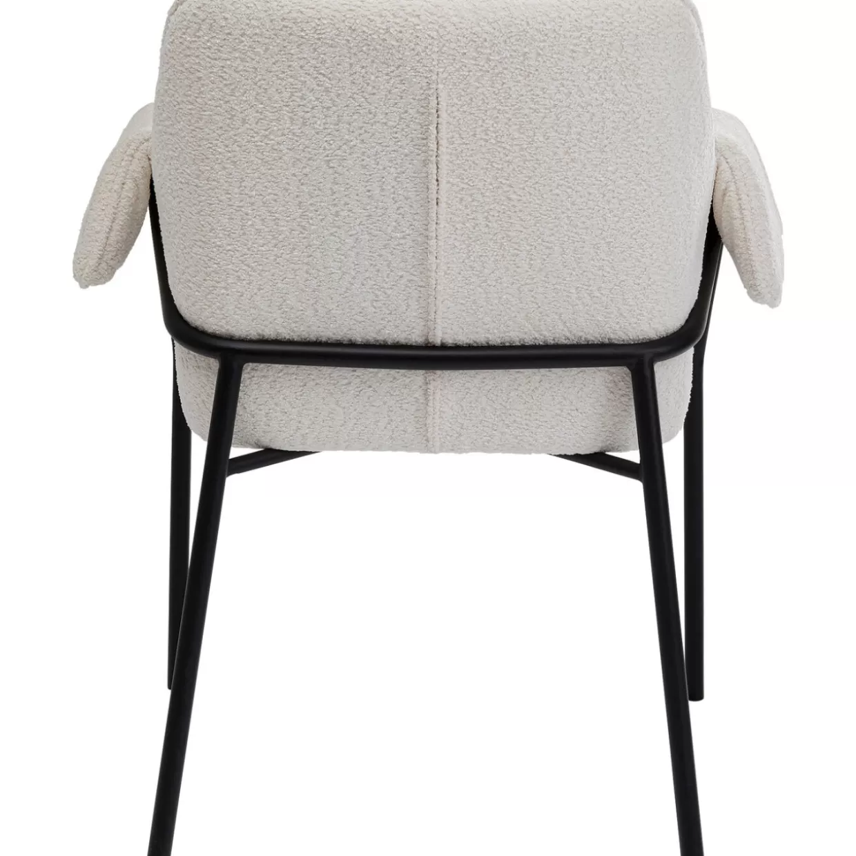 KARE Design: Poltrona Bess con braccioli in tonalità crema - Eleganza e comfort per il tuo arredo 

(：，，。