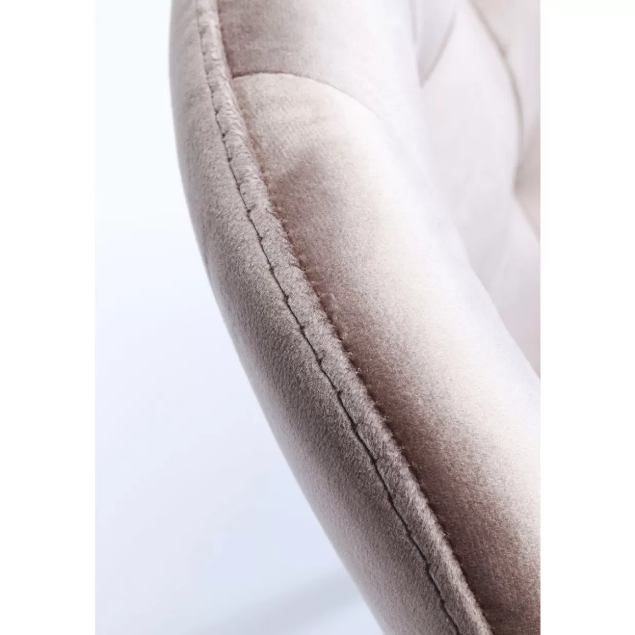 KARE Design Poltrona Lady Black in Velluto Grigio - Lusso e Comfort per il Tuo Salotto