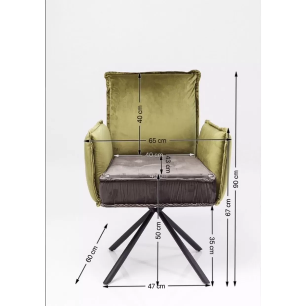 Poltrona Chelsea Verde Smeraldo - Design Accattivante KARE per il Tuo Comfort Moderno