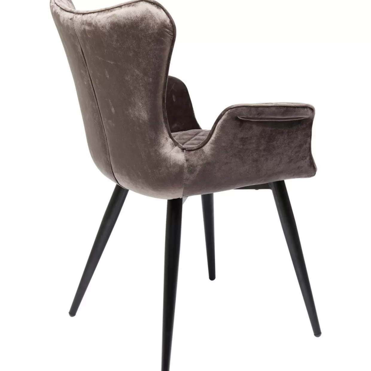 Poltrona Dream con braccioli - Elegante design e comfort raffinato in tonalità calda nocciola | Realizzata da KARE Design
