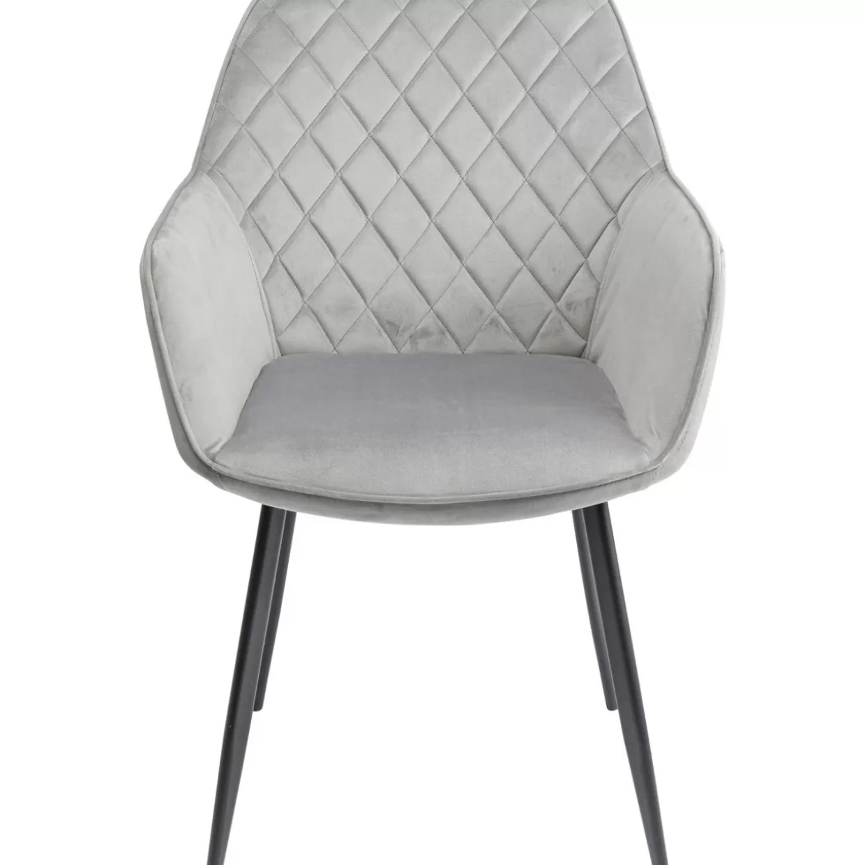KARE by Design - Poltrona Accogliente Kayla con Braccioli in Grigio Antracite