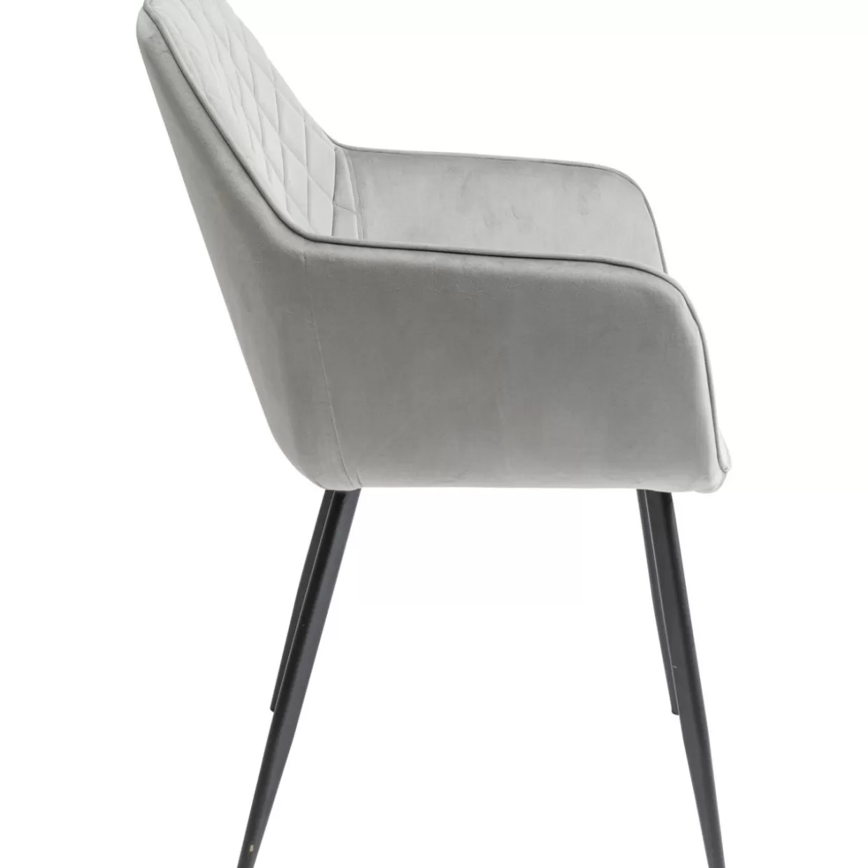KARE by Design - Poltrona Accogliente Kayla con Braccioli in Grigio Antracite