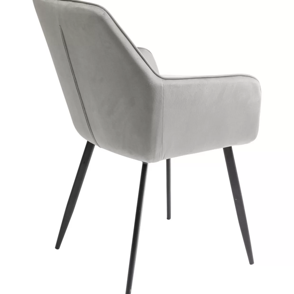 KARE by Design - Poltrona Accogliente Kayla con Braccioli in Grigio Antracite