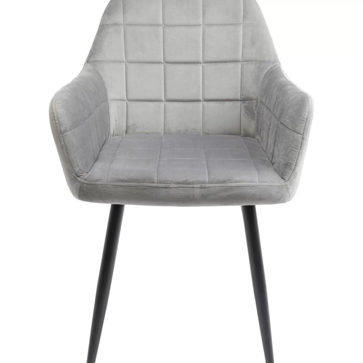 Sedia con braccioli Kim Grigio - Design contemporaneo KARE