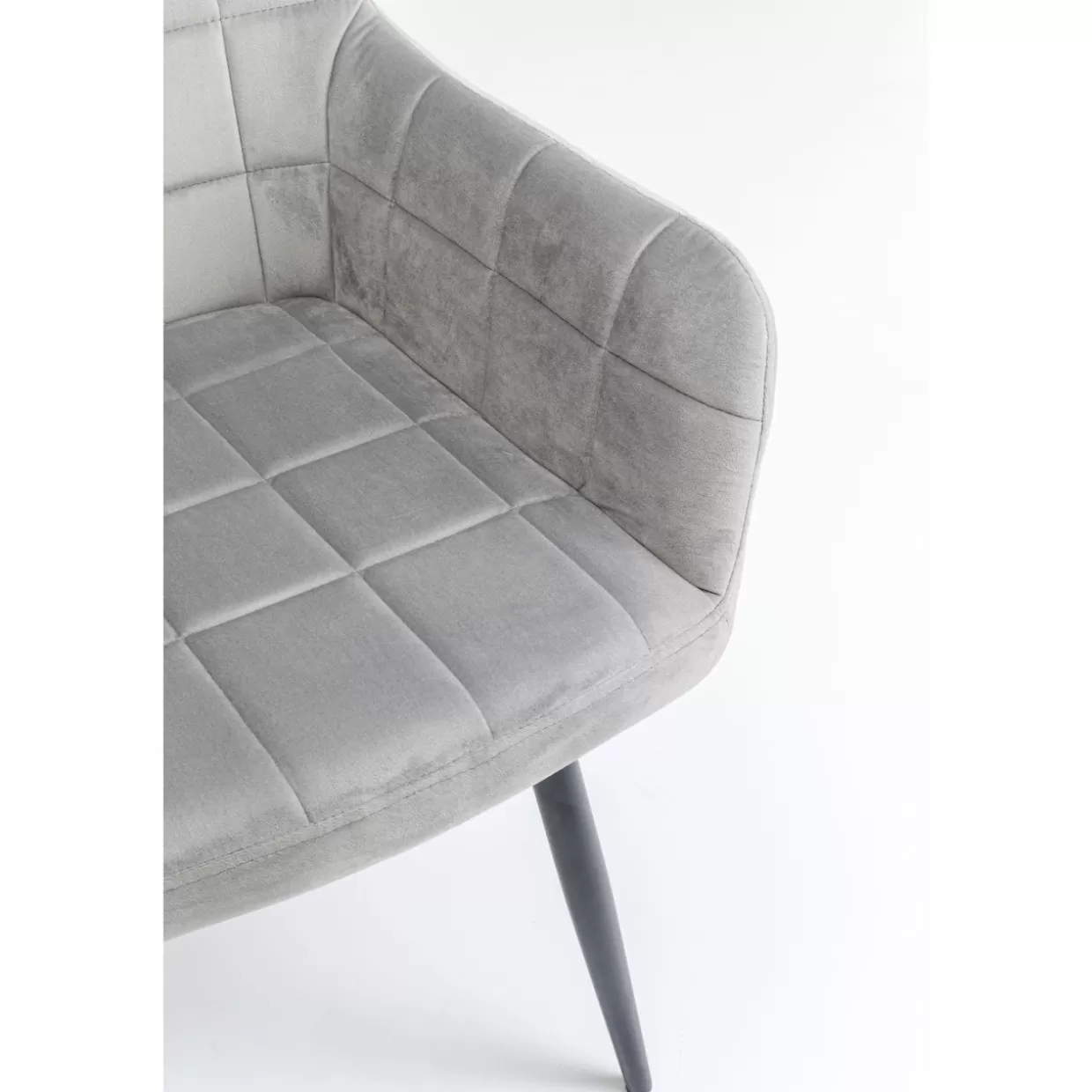 Sedia con braccioli Kim Grigio - Design contemporaneo KARE