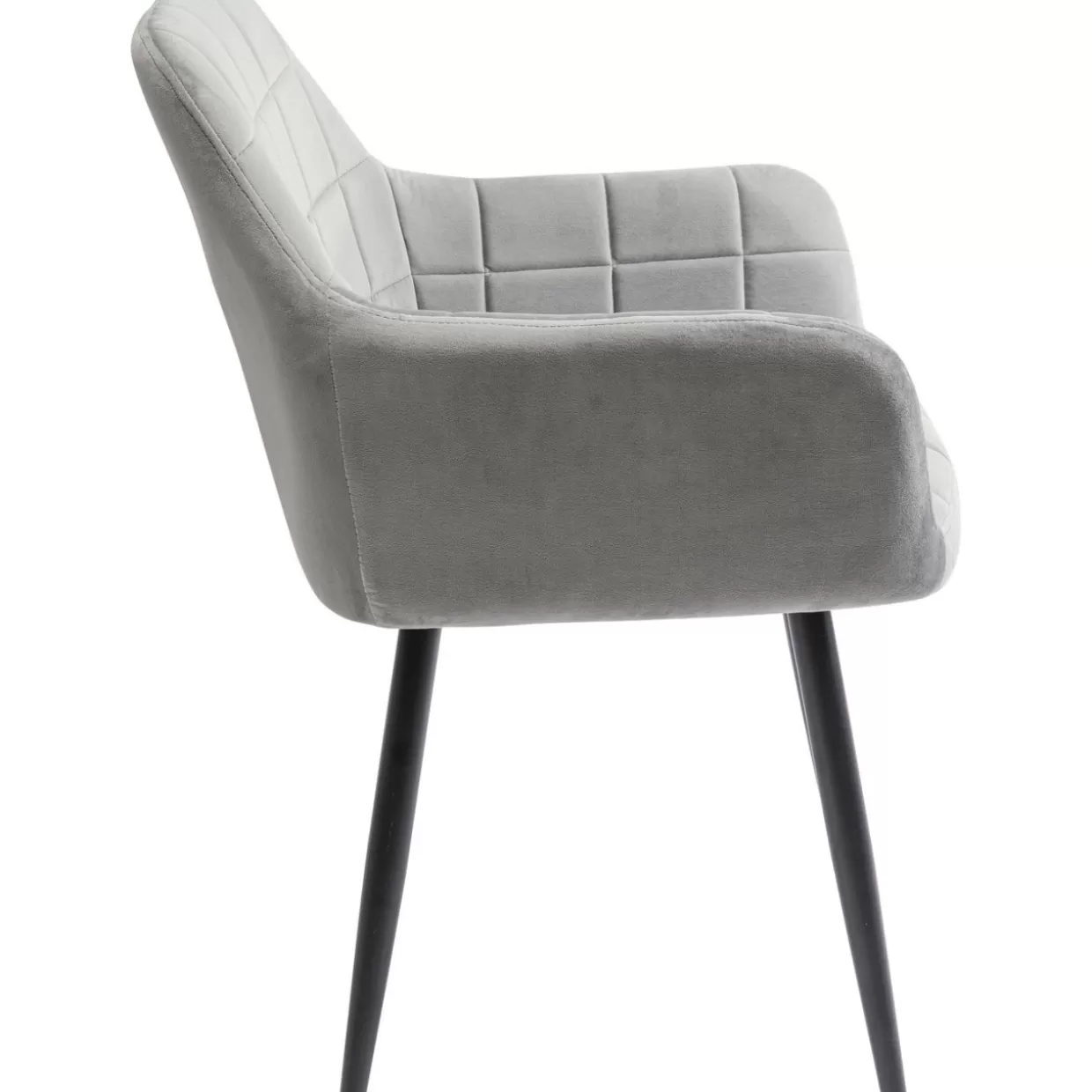 Sedia con braccioli Kim Grigio - Design contemporaneo KARE