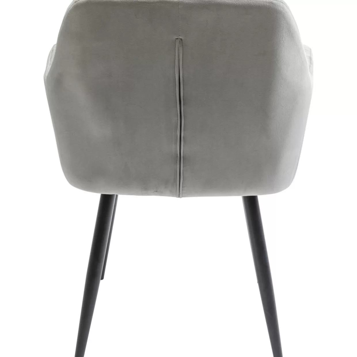 KARE DESIGN | Poltrona Kira con Braccioli in Tonalità Grigio Perla - Linea Contemporanea