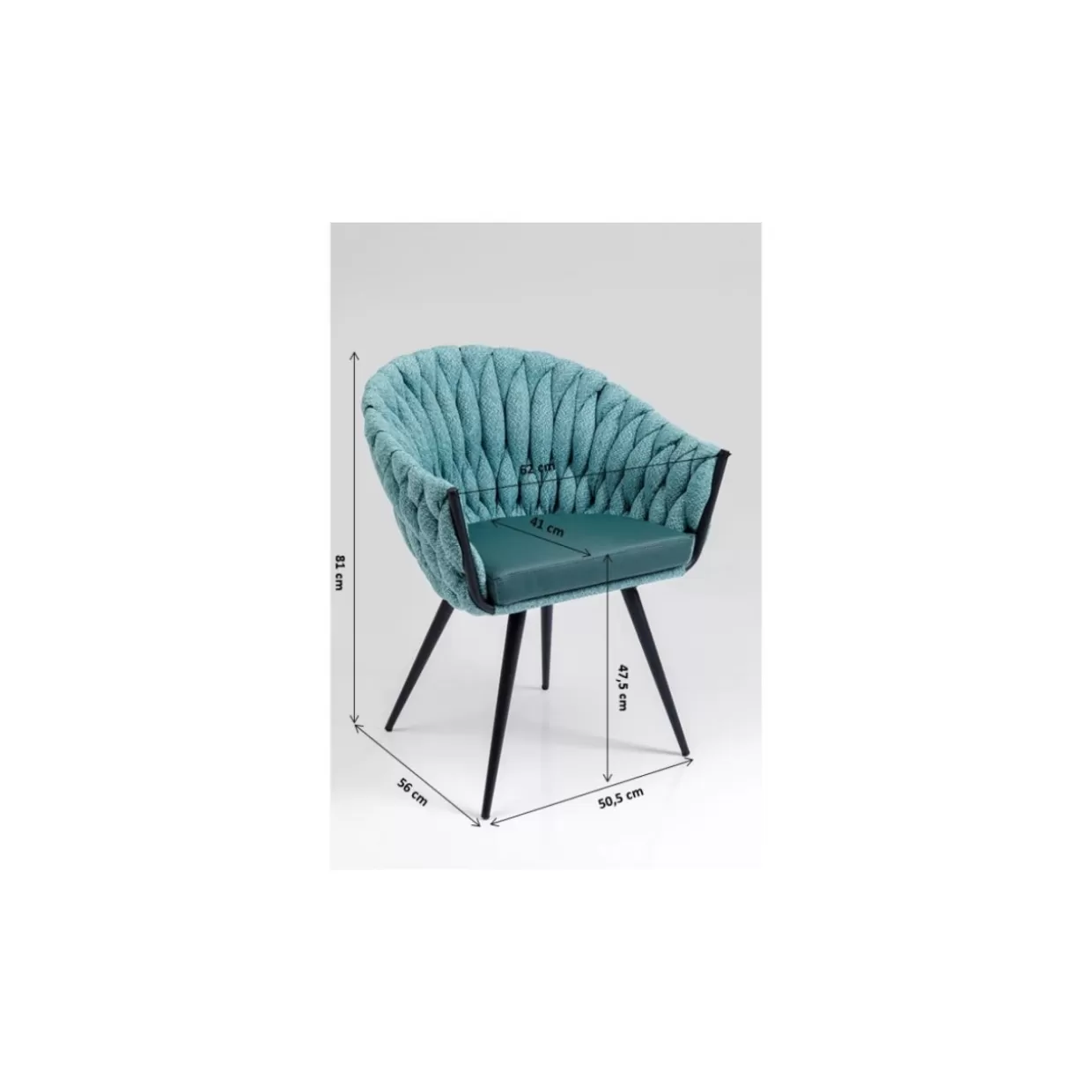 KARE Design - Sedia Moderna con Braccioli 