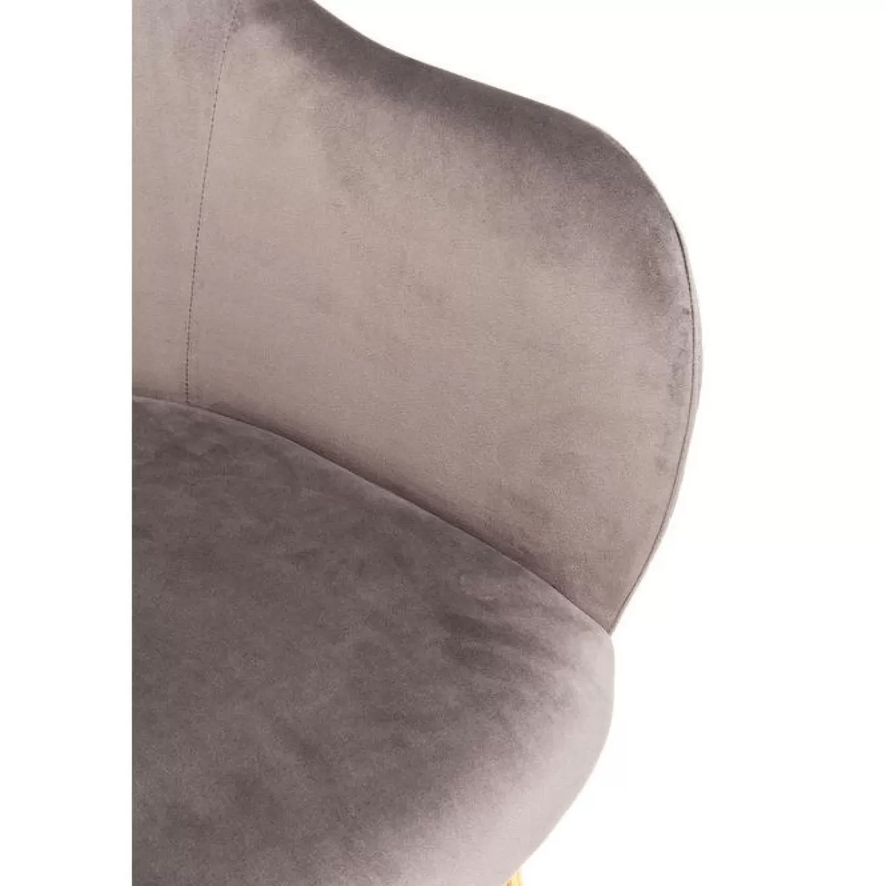 Sedia con Braccioli KARE Design | Modello Lady in Velluto Grigio Perla - Linea Elegante per Salotto