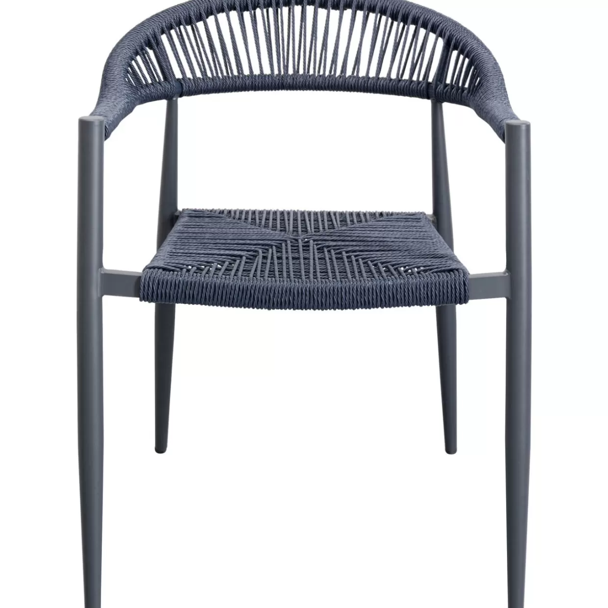 KARE Design - Poltrona con Braccioli Palma per Esterni, Verde Petrolio Accattivante