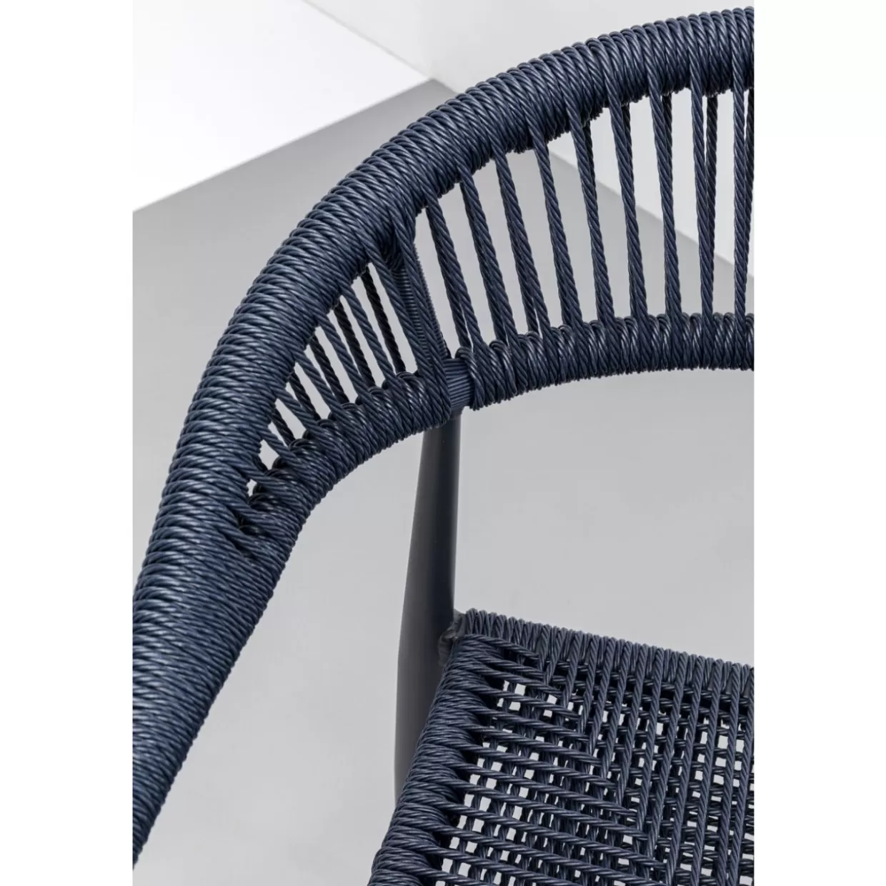 KARE Design - Poltrona con Braccioli Palma per Esterni, Verde Petrolio Accattivante