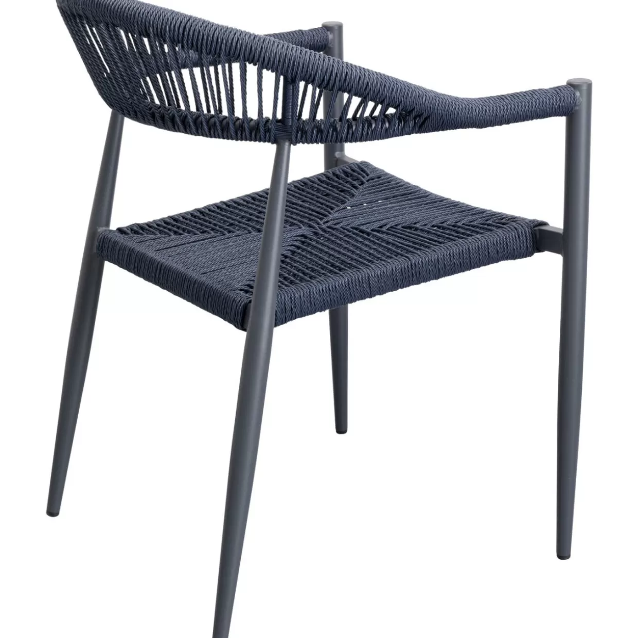 KARE Design - Poltrona con Braccioli Palma per Esterni, Verde Petrolio Accattivante