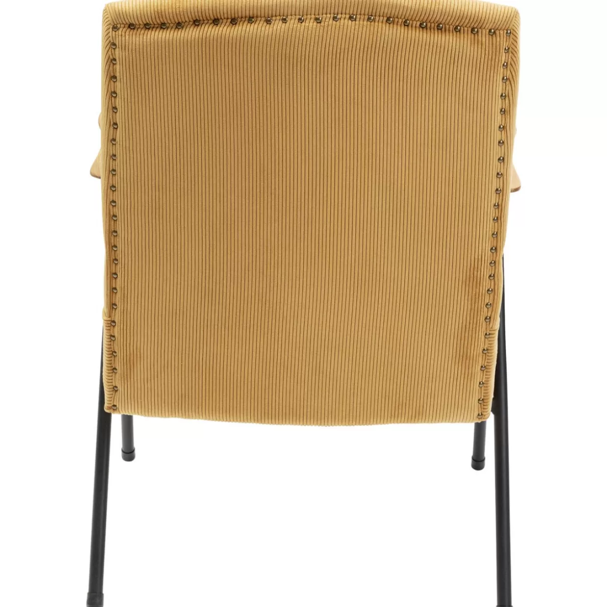 KARE Design Poltrona Ryan – Divano con Braccioli in Tonalità Giallo Senape per un Comfort Moderno