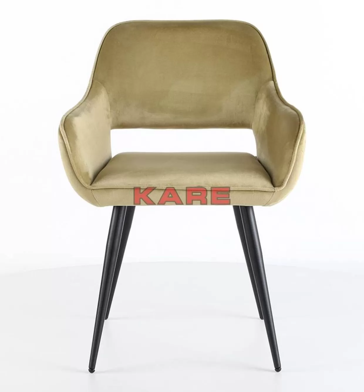 KARE Design - Poltrona Elegante San Francisco in Verde Chiaro con Braccioli, Arredo Contemporaneo