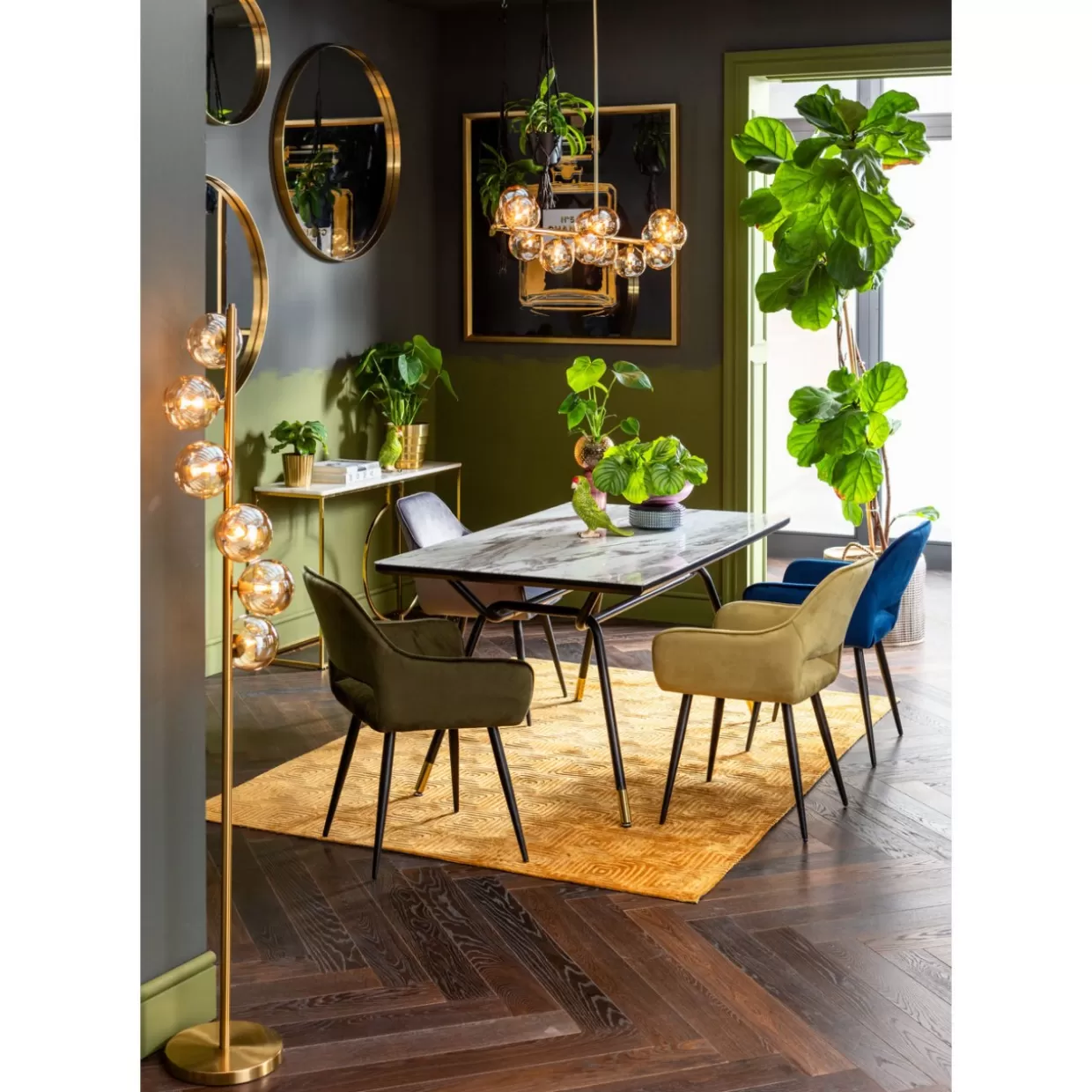 KARE Design - Poltrona Elegante San Francisco in Verde Chiaro con Braccioli, Arredo Contemporaneo