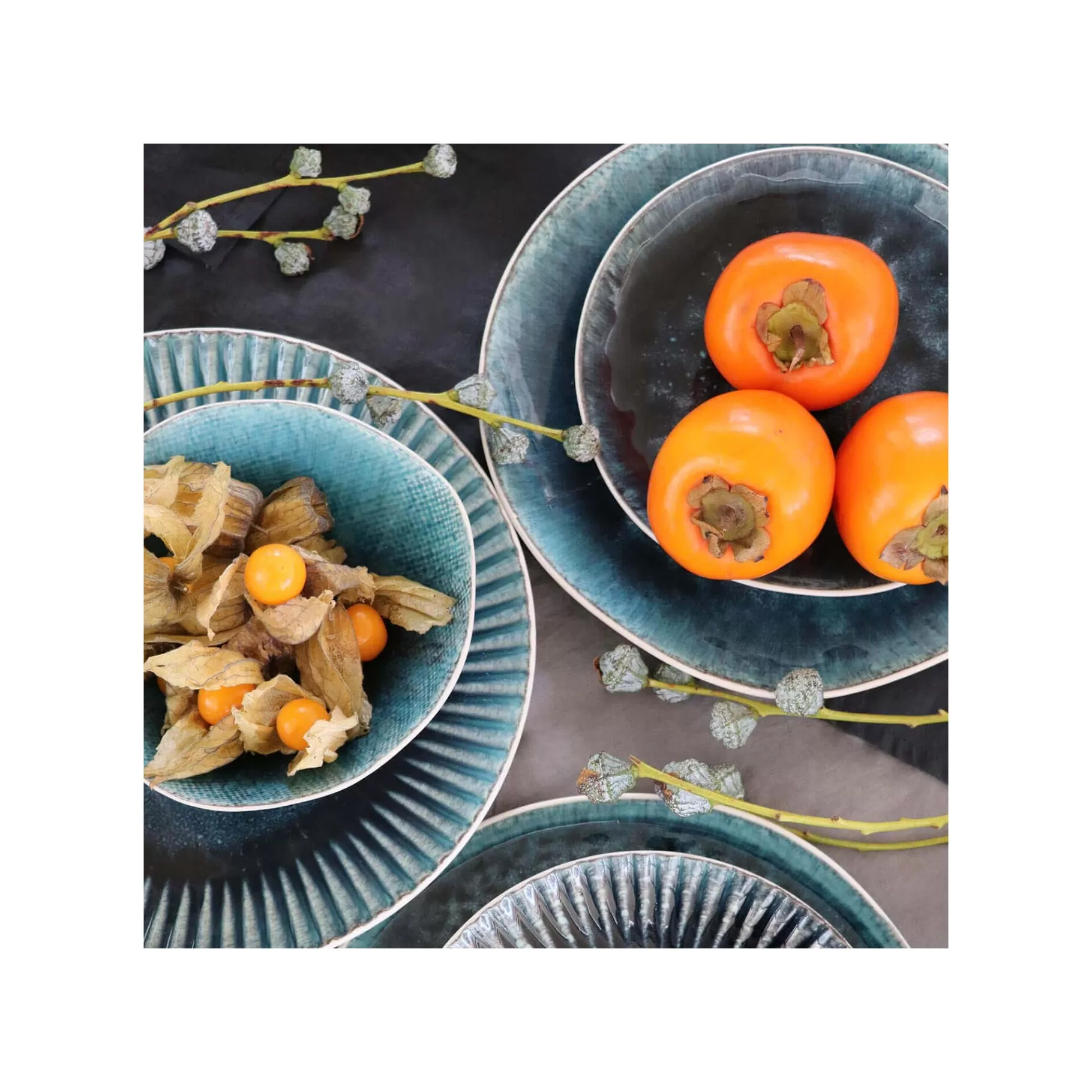 Store Assiettes Creuses Deep Mustique 17cm Set De 4   Vaisselle