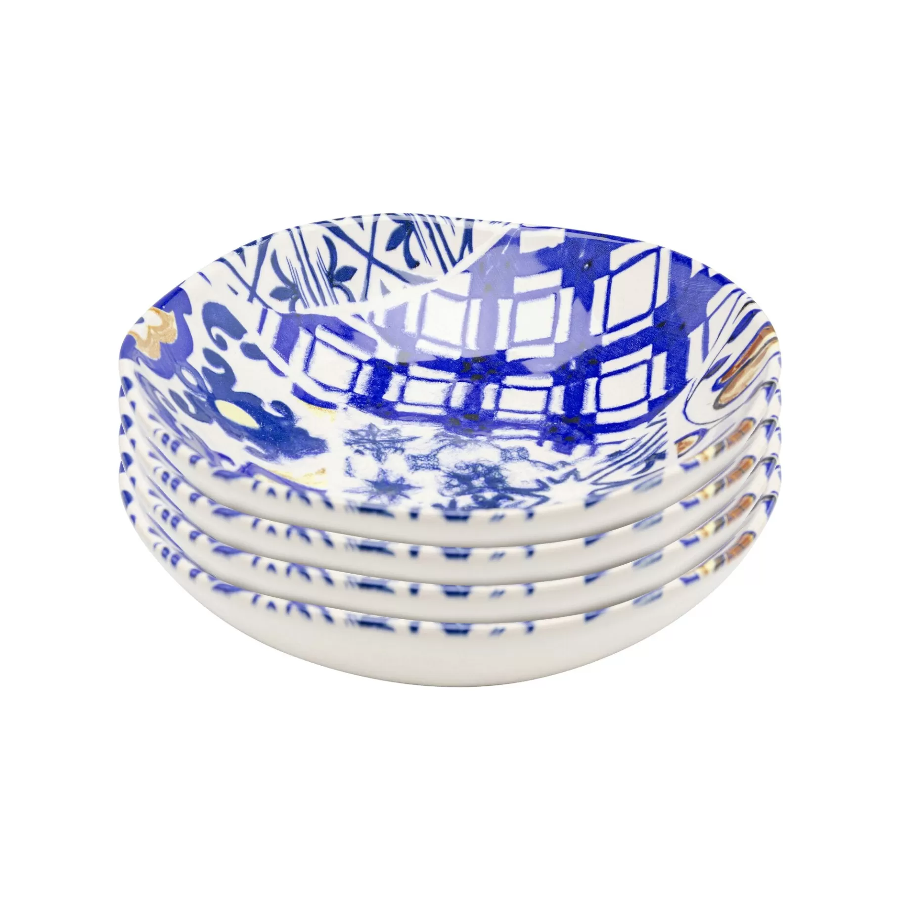 Fashion Assiettes Creuses Fresco 21cm Set De 4   Vaisselle
