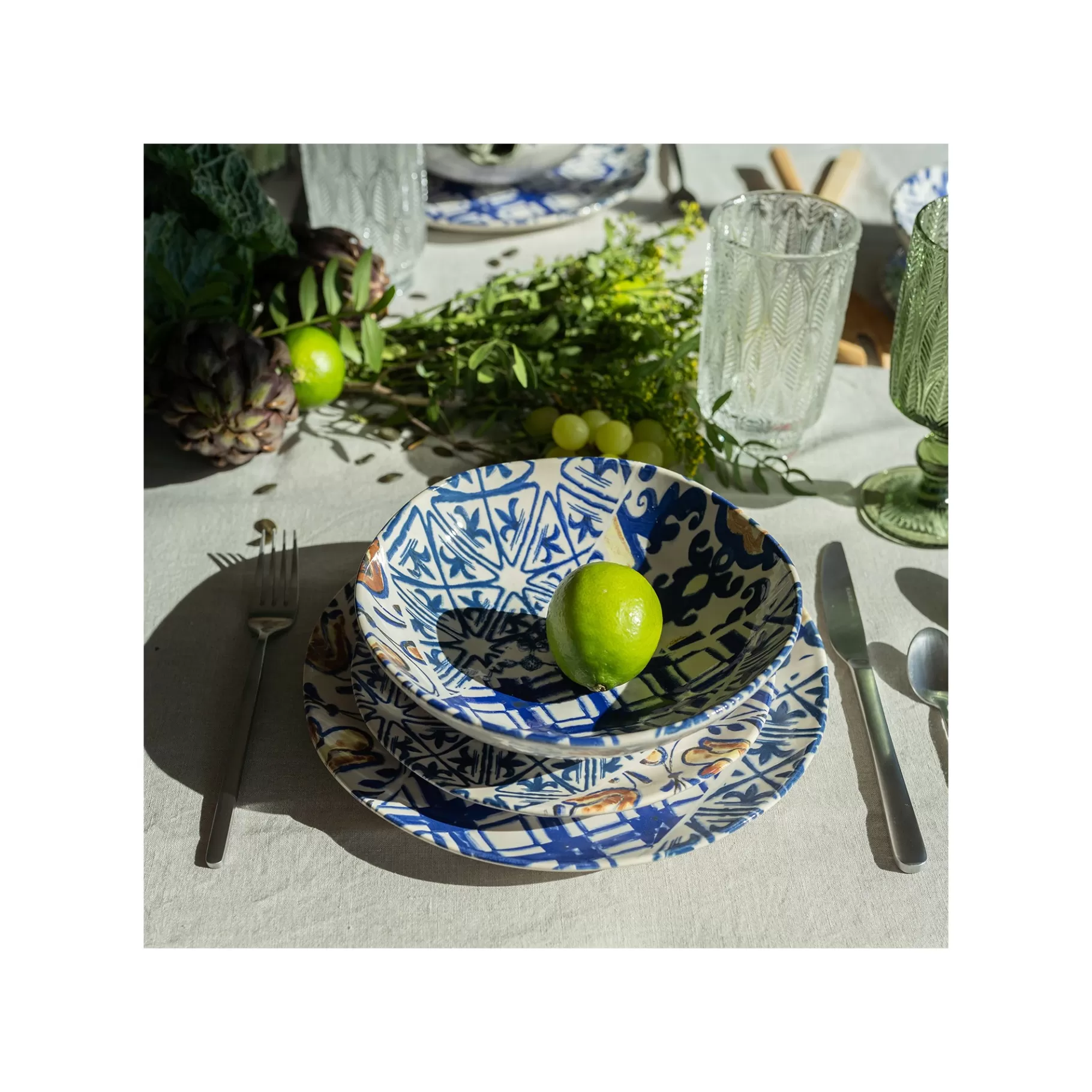 Fashion Assiettes Creuses Fresco 21cm Set De 4   Vaisselle