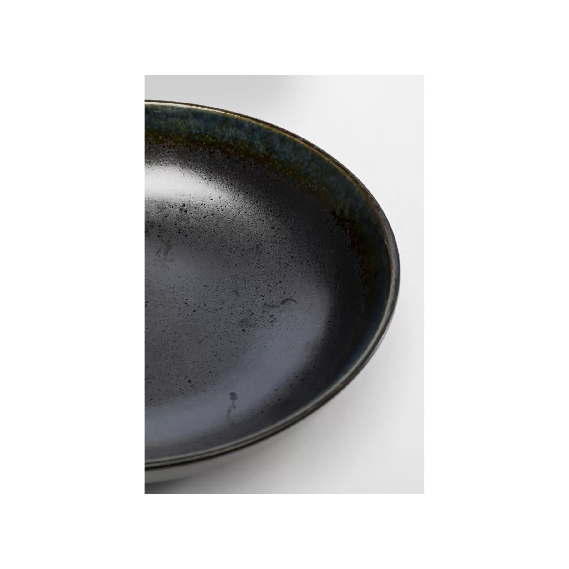 Clearance Assiettes Creuses Kassandra Noires 23cm Set De 4   Vaisselle