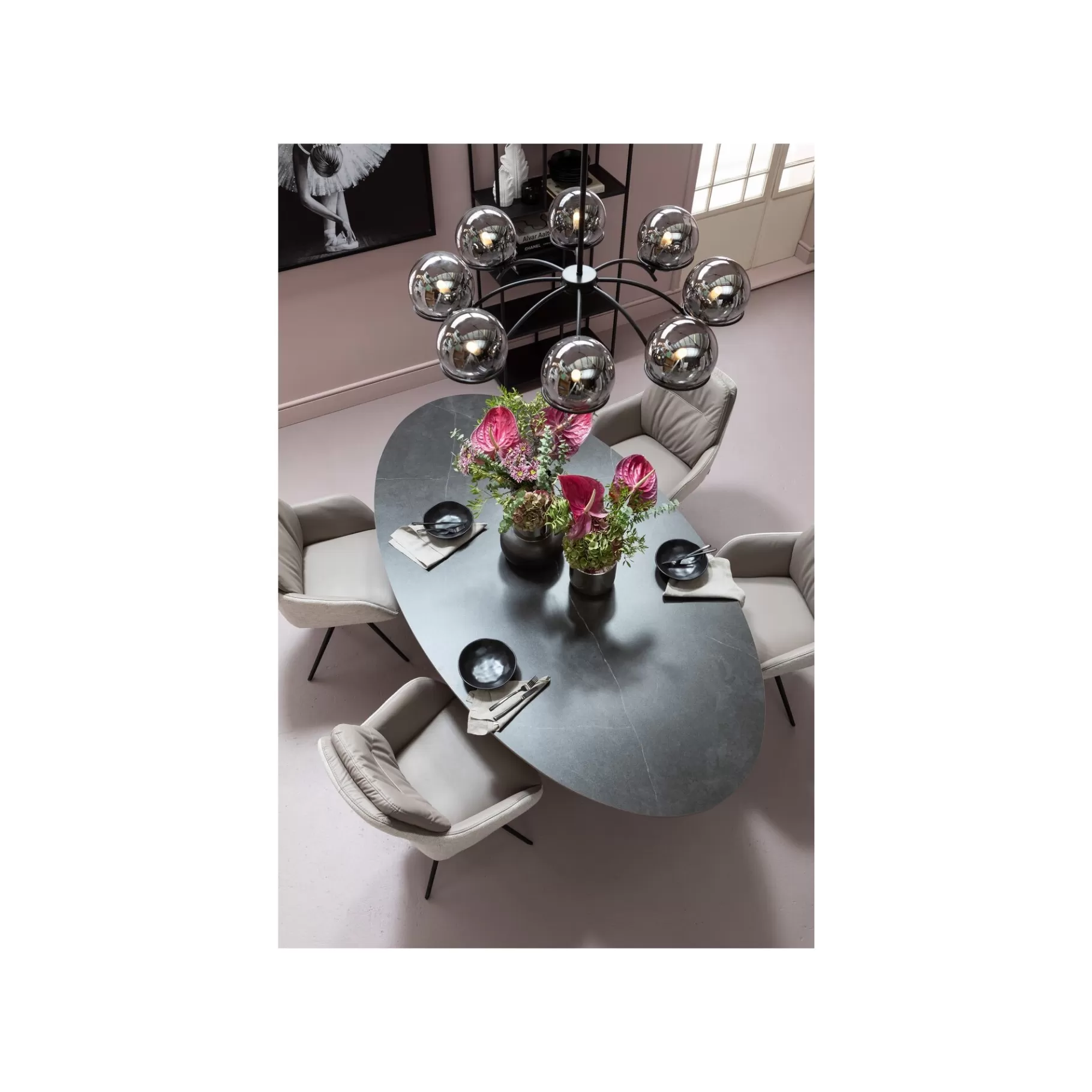 New Assiettes Creuses Organic Noires 20cm Set De 4   Vaisselle
