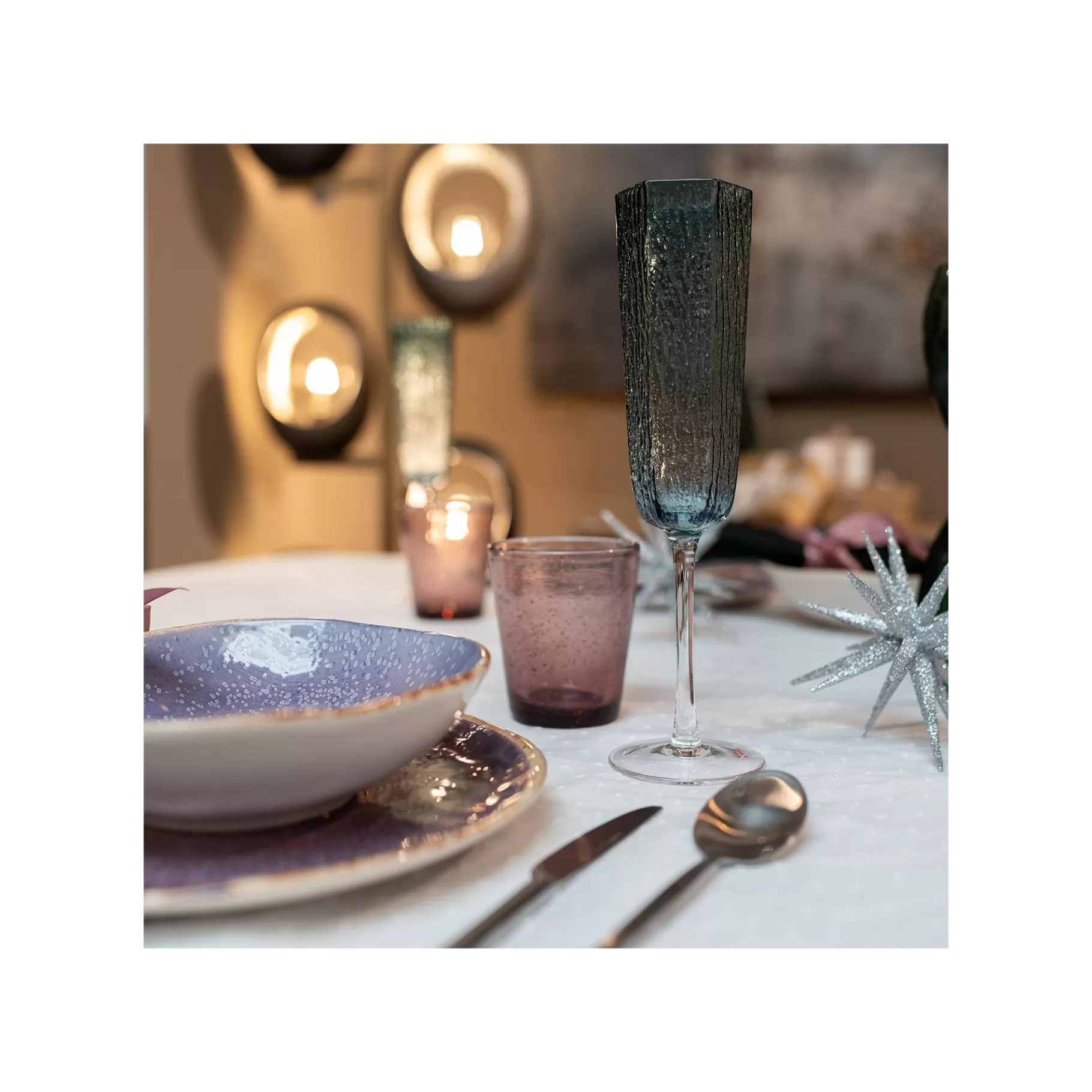 Flash Sale Assiettes Creuses Shirley Violettes 20cm Set De 4   Vaisselle