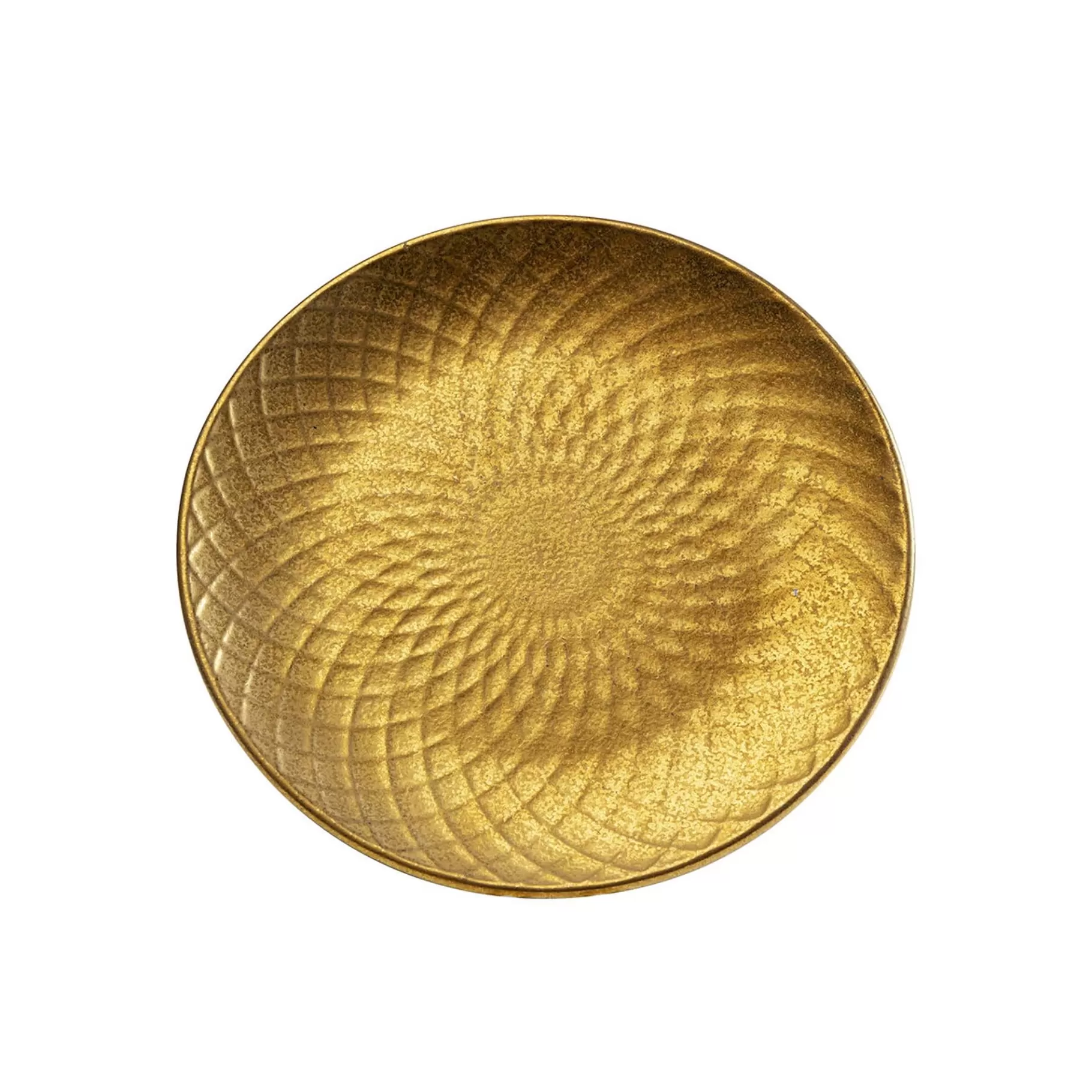 Outlet Assiettes Diva Dorées 20cm Set De 4   Vaisselle