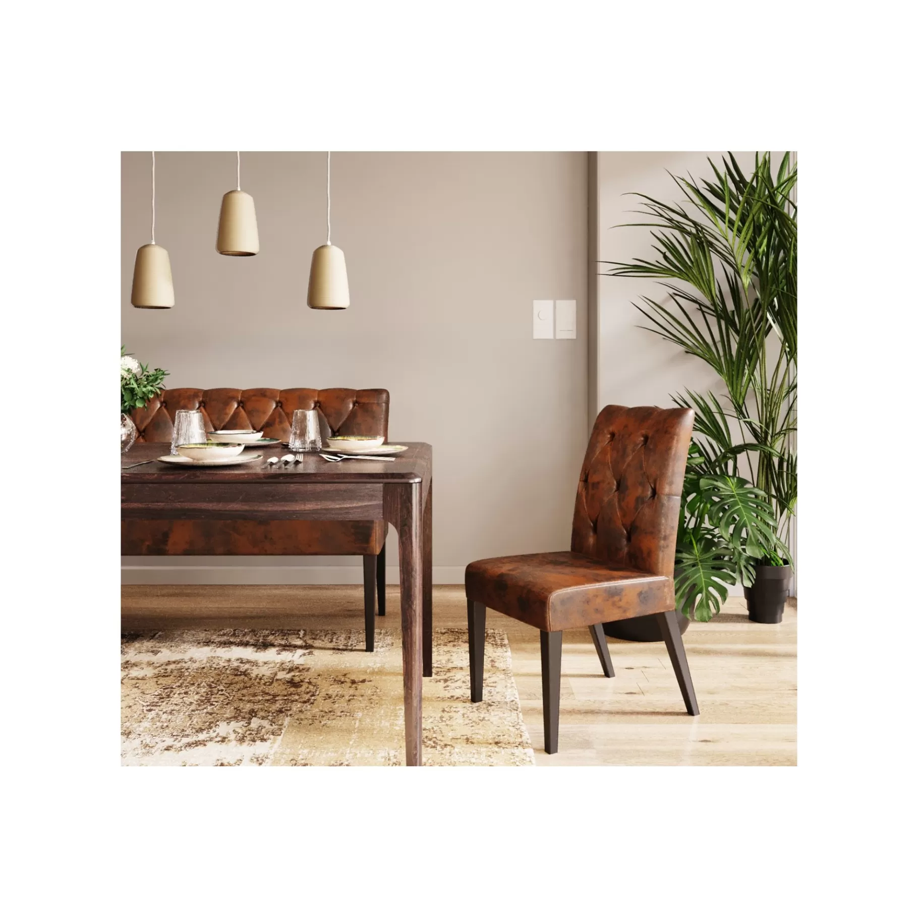 Discount Assiettes Organic Bleues 26cm Set De 4   Vaisselle