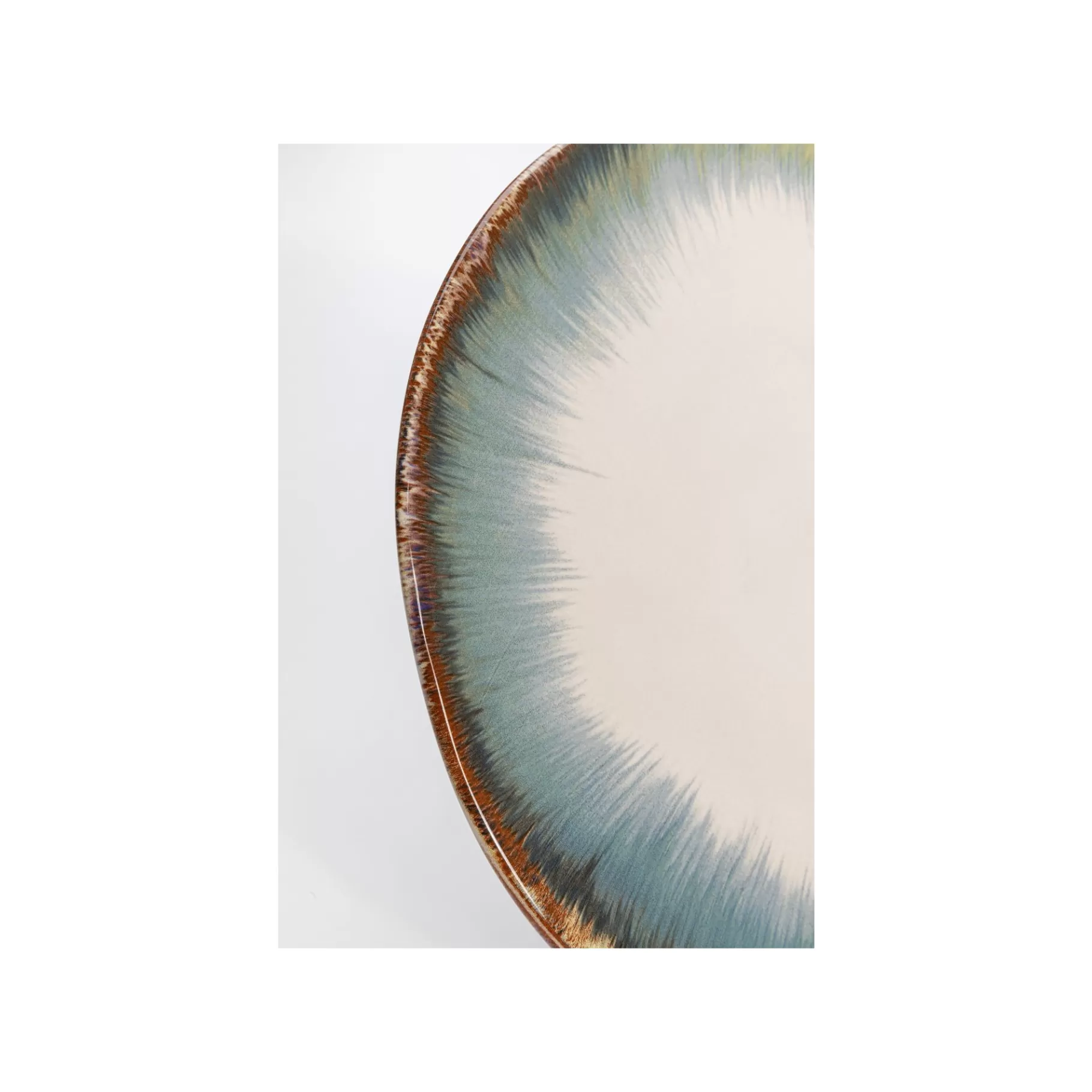 Discount Assiettes Organic Bleues 26cm Set De 4   Vaisselle