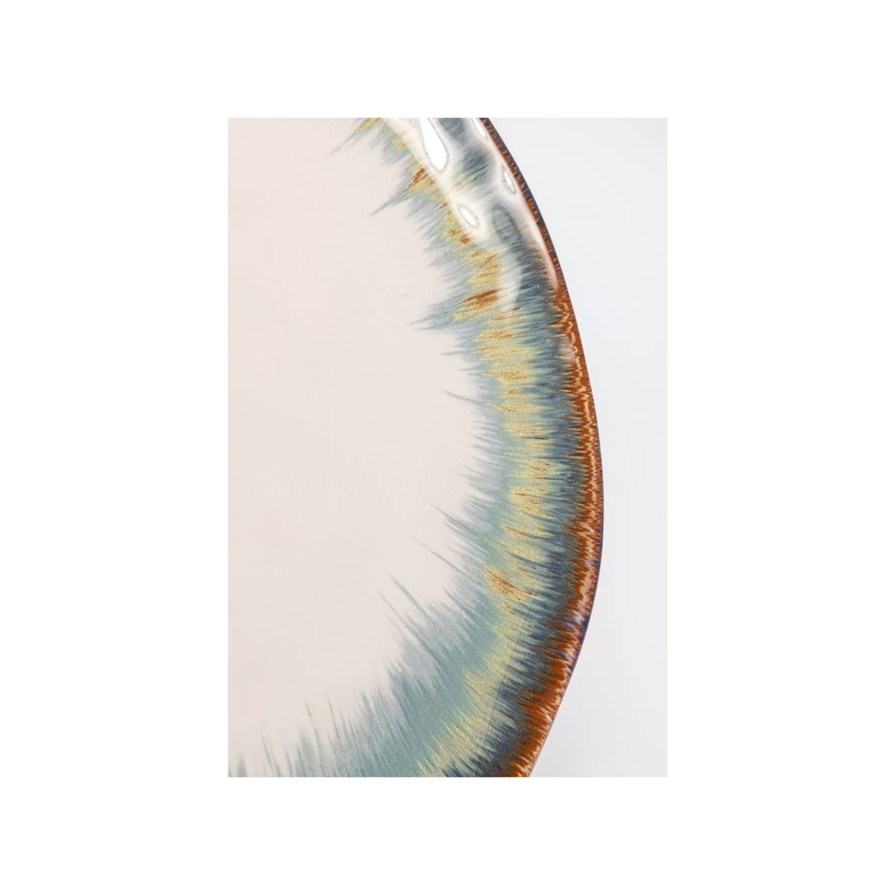 Discount Assiettes Organic Bleues 26cm Set De 4   Vaisselle