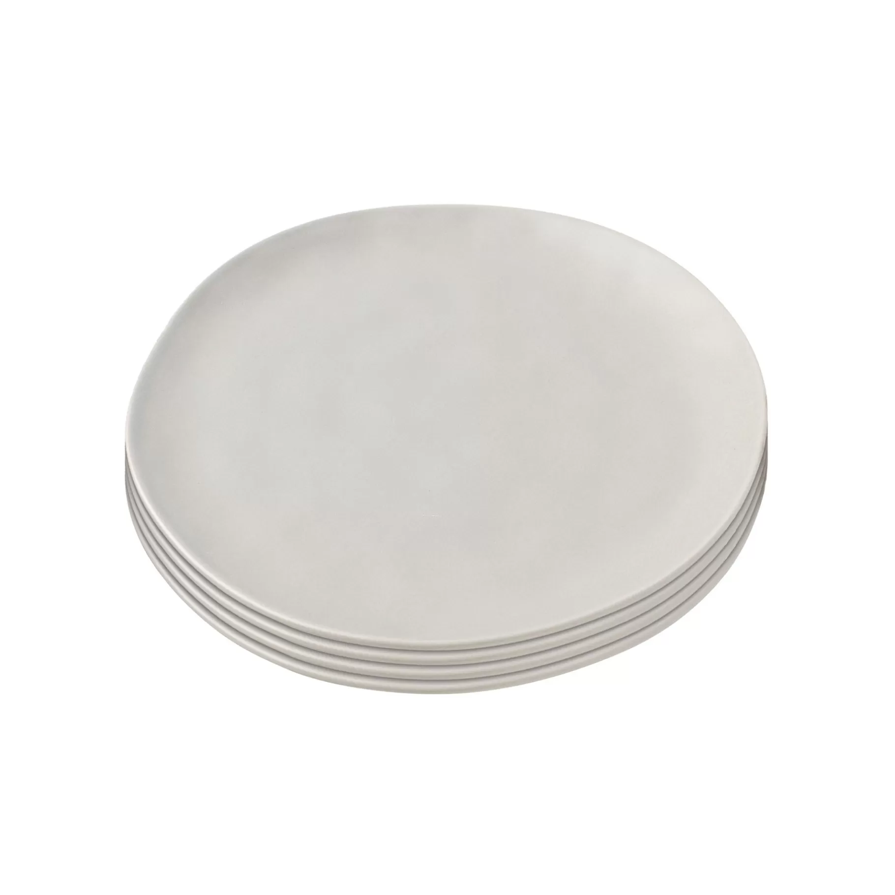 Shop Assiettes Organic Grises 26cm Set De 4   Vaisselle