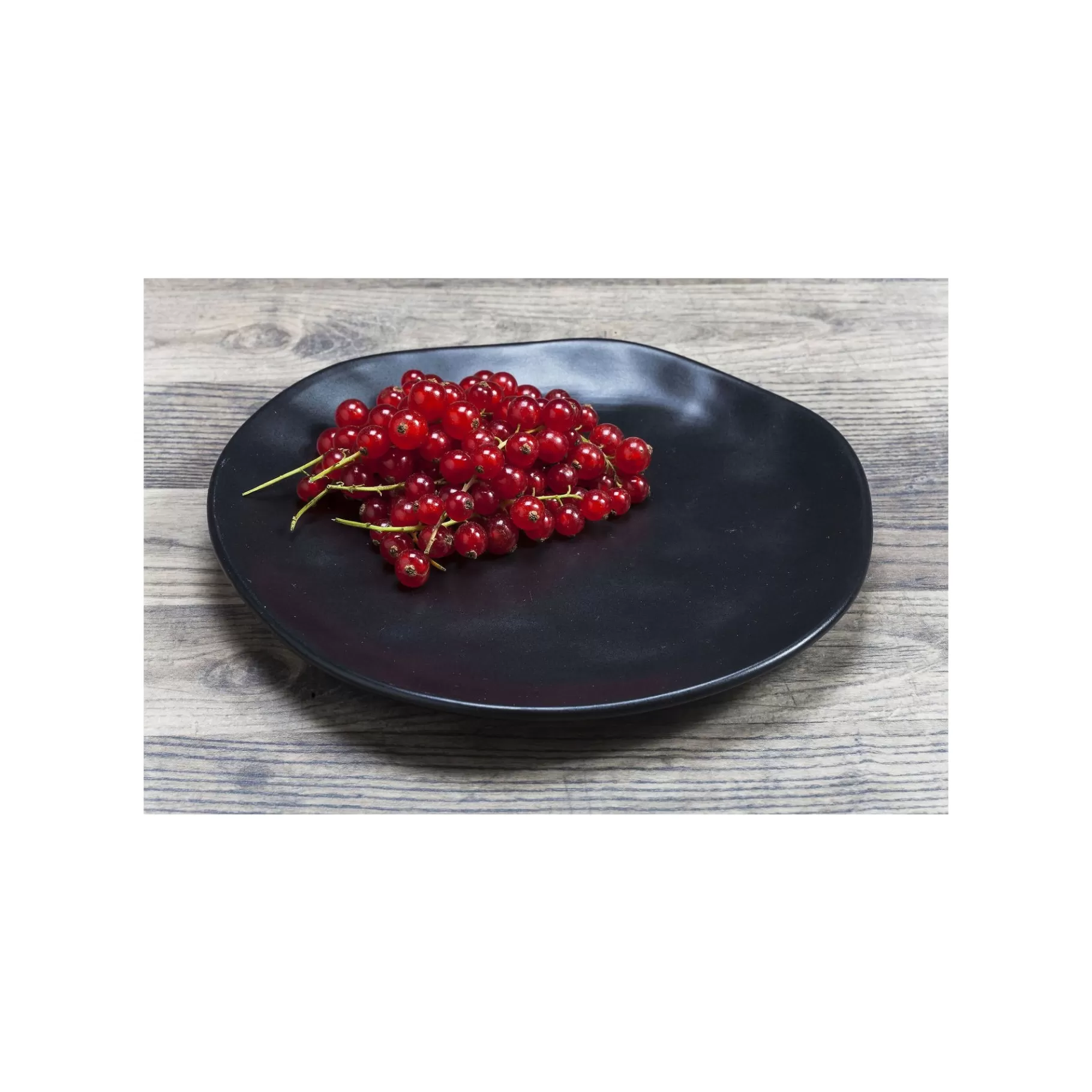 Cheap Assiettes Organic Noires 20cm Set De 4   Vaisselle
