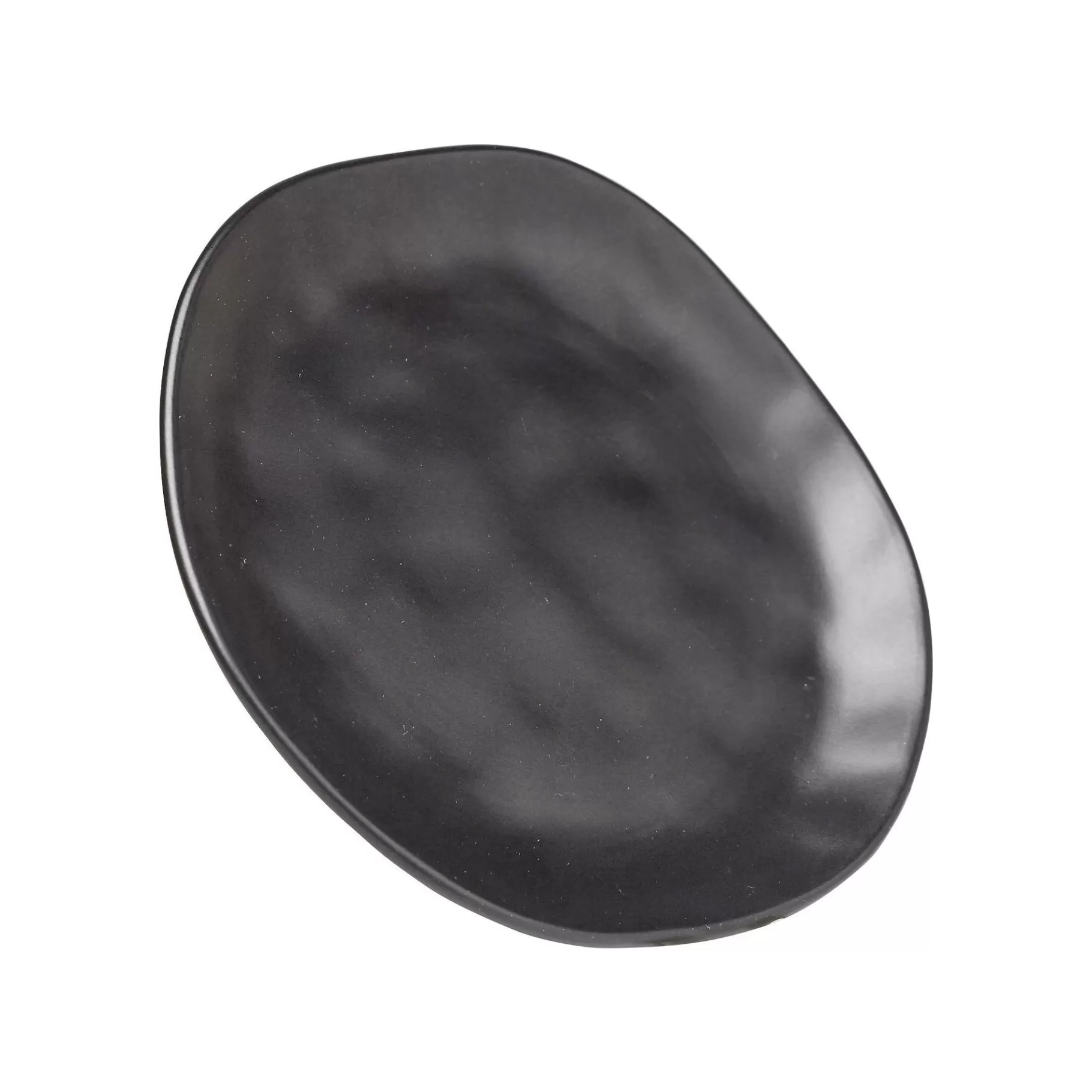 Store Assiettes Organic Noires 26cm Set De 4    Vaisselle