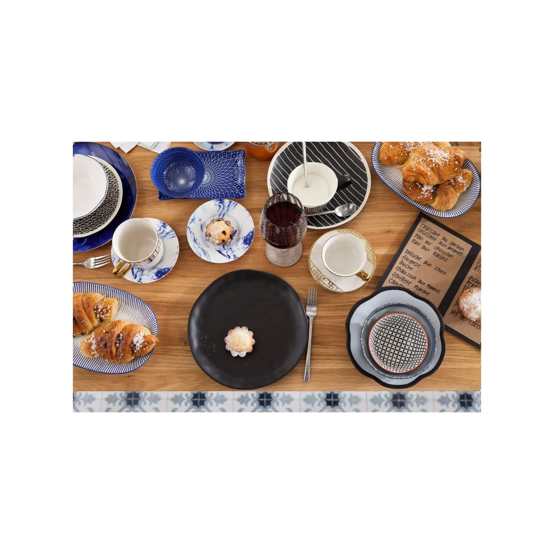 Store Assiettes Organic Noires 26cm Set De 4    Vaisselle