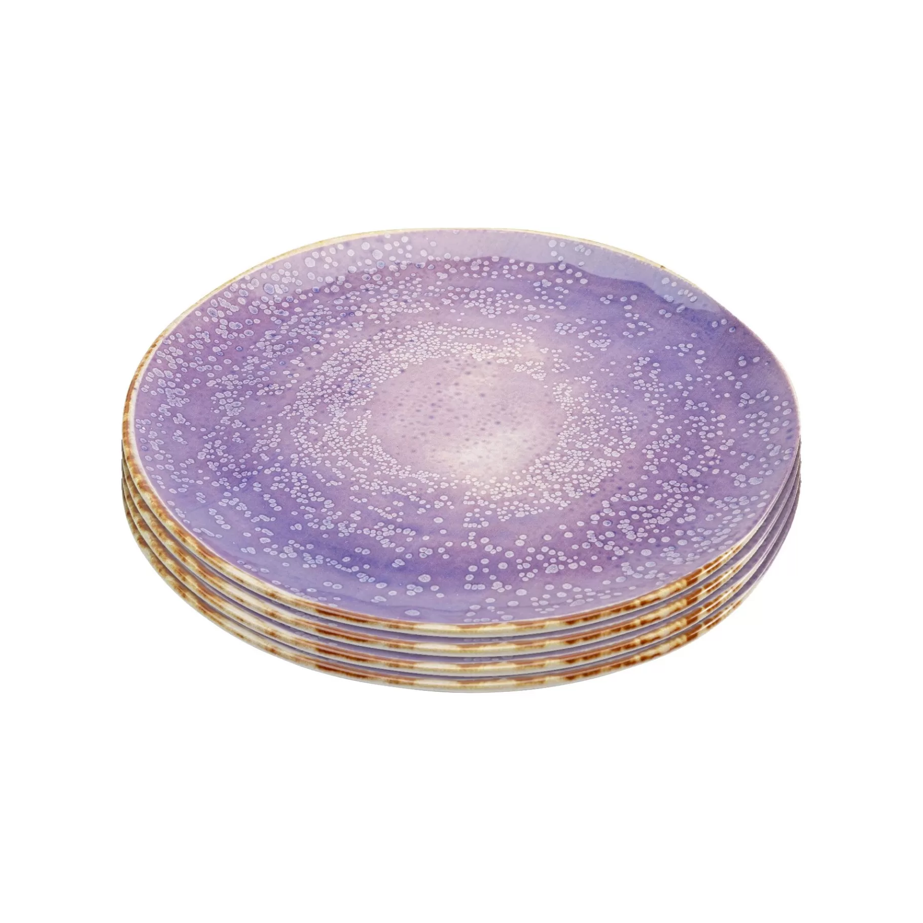 Shop Assiettes Shirley Violettes 26cm Set De 4   Vaisselle