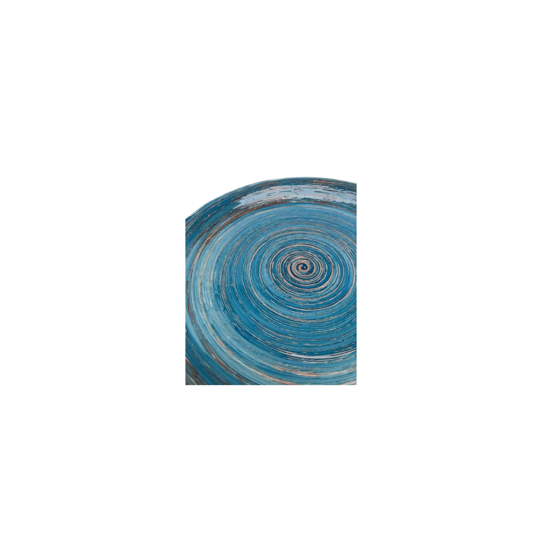 Cheap Assiettes Swirl Blue 19cm Set De 4   Vaisselle