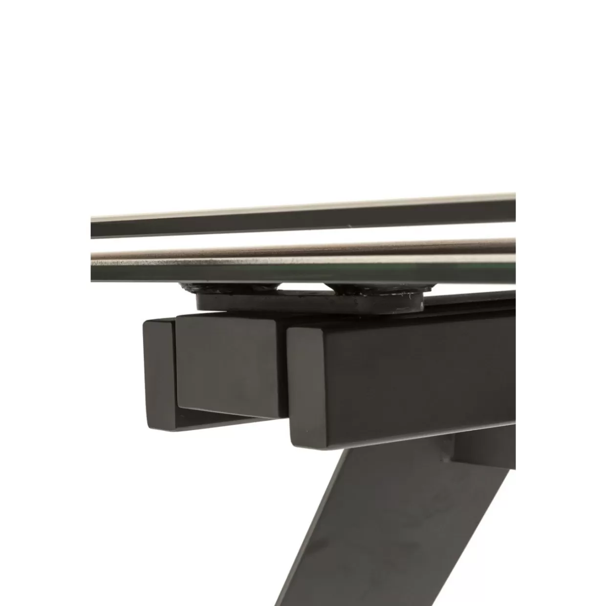 KARE Design - Tavolo Estensibile Amsterdam in Tonalità Scura, Elegante Design 160 cm (Estendibile 40+40) x 90 cm