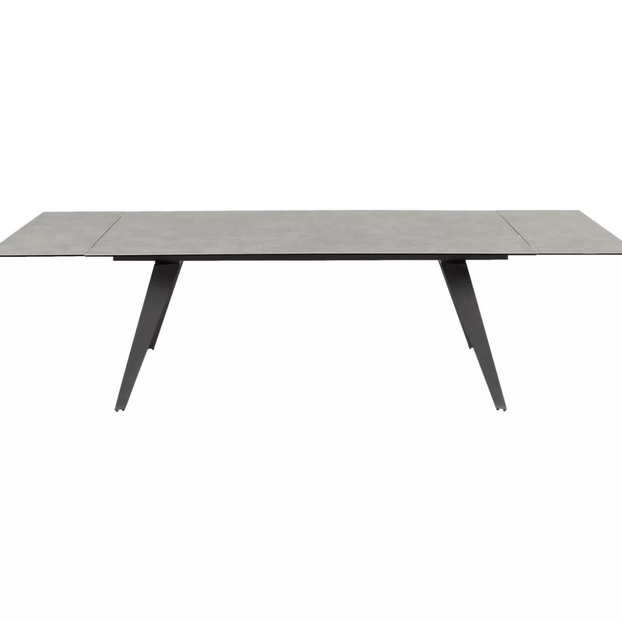 Tavolo estraibile design Amsterdam in tonalità scura - KARE Design con dimensioni generose 200 cm (espansione 45+45) x 100 cm