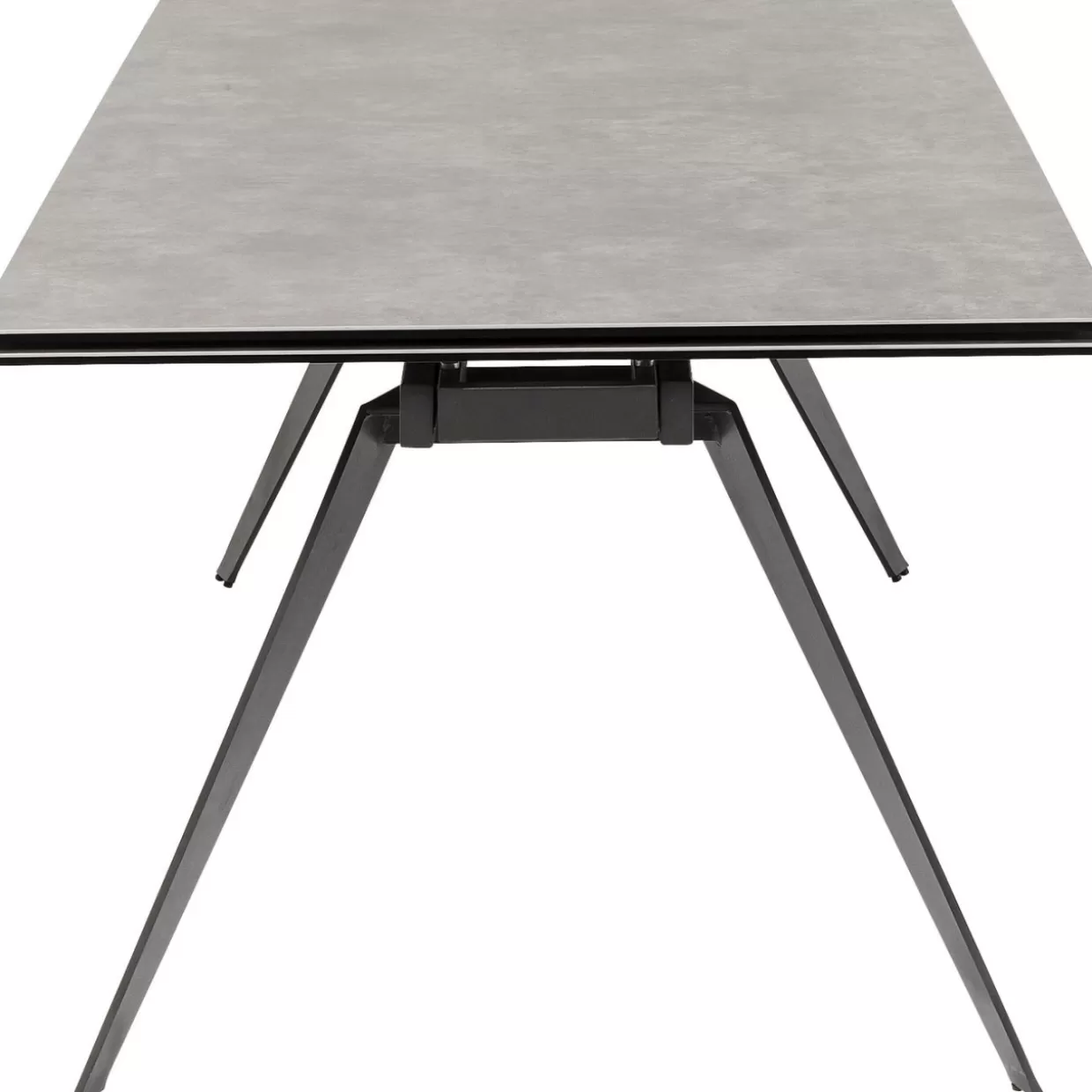 Tavolo estraibile design Amsterdam in tonalità scura - KARE Design con dimensioni generose 200 cm (espansione 45+45) x 100 cm