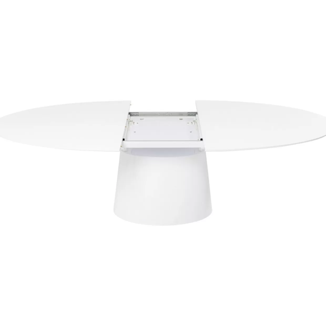 Tavolo Estraibile Moderno Benvenuto KARE Design in Bianco, Dimensioni Regolabili 200-250x110 cm - Per Pranzi Comodi e Intrattenimento