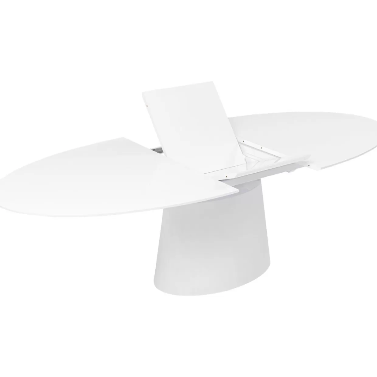 Tavolo Estraibile Moderno Benvenuto KARE Design in Bianco, Dimensioni Regolabili 200-250x110 cm - Per Pranzi Comodi e Intrattenimento