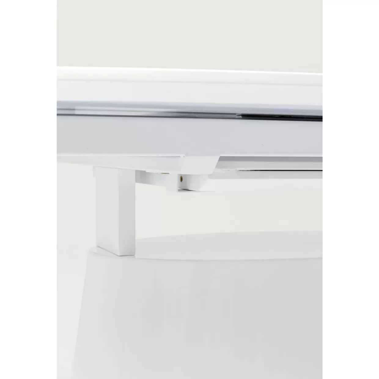 Tavolo Estraibile Moderno Benvenuto KARE Design in Bianco, Dimensioni Regolabili 200-250x110 cm - Per Pranzi Comodi e Intrattenimento