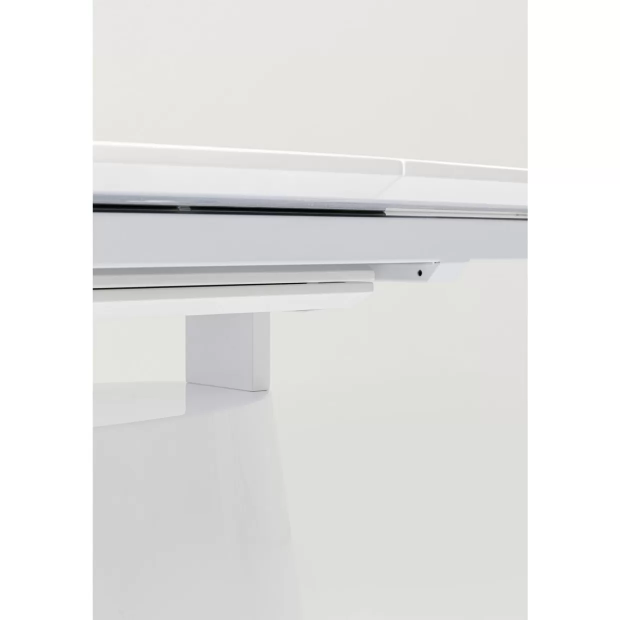 Tavolo Estraibile Moderno Benvenuto KARE Design in Bianco, Dimensioni Regolabili 200-250x110 cm - Per Pranzi Comodi e Intrattenimento