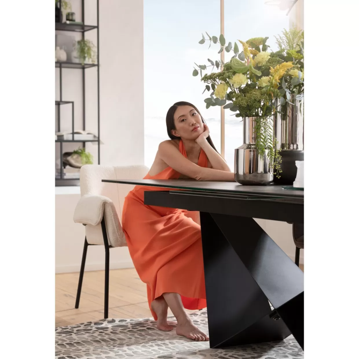 Tavolo Estensibile Connesso KARE Design | Elegante e Funzionale, Larghezza Regolabile da 200 a 260 cm x 100 cm