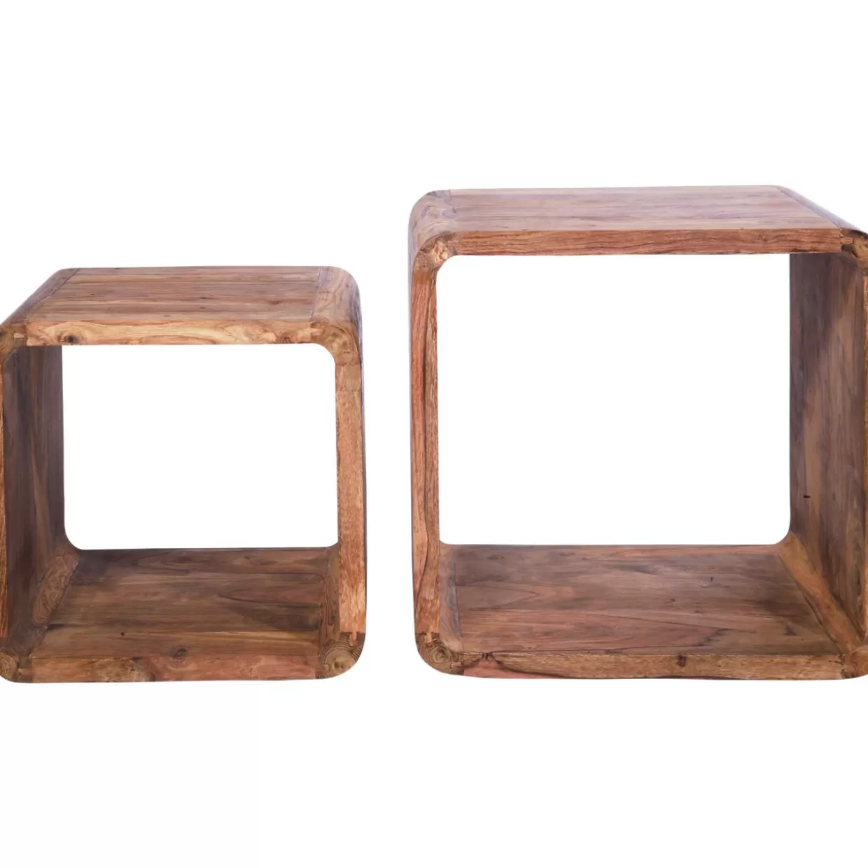 KARE Design - Scaffale Elegante Cuben Square, Design Moderno con Finiture Autentiche (Set di 2 Pezzi)