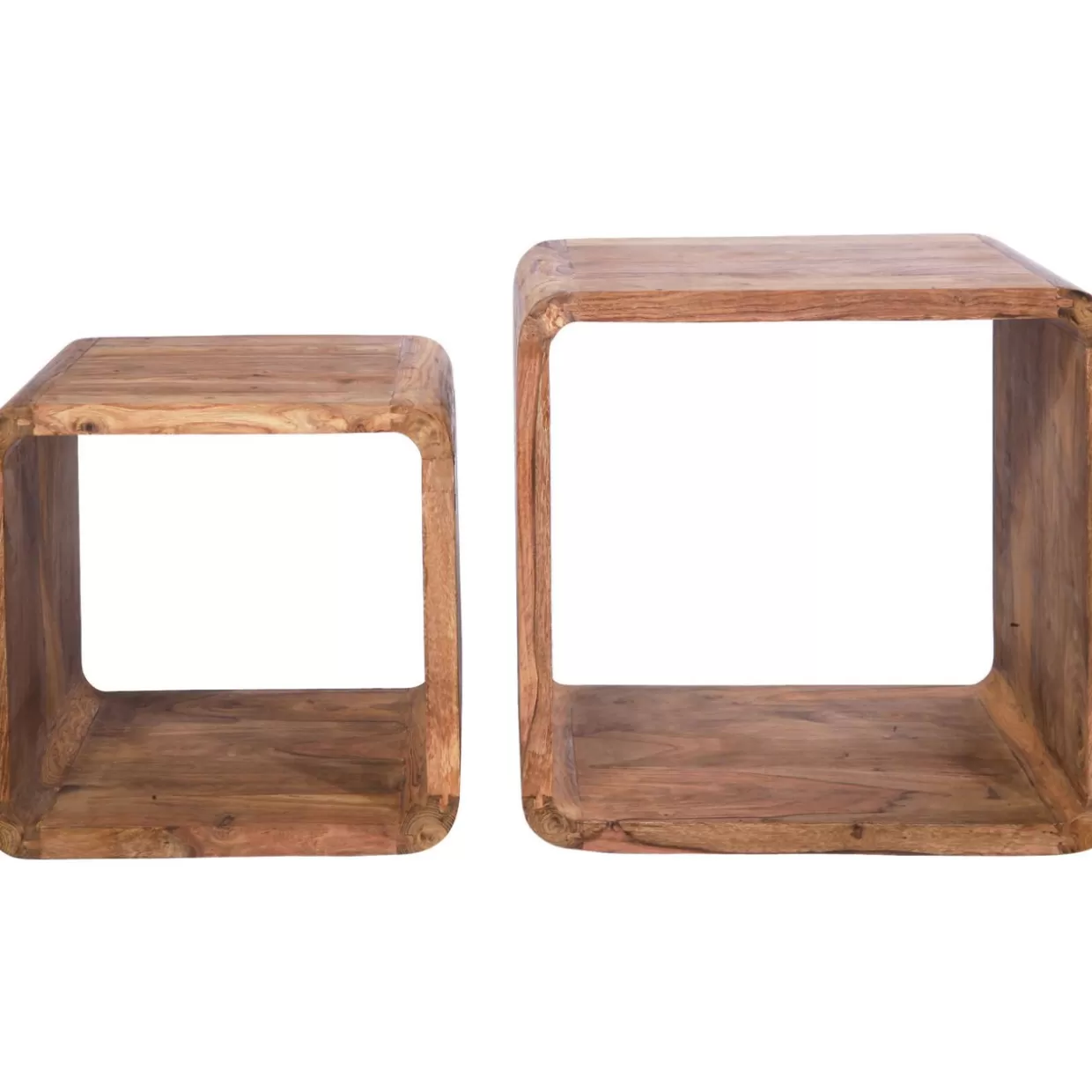 KARE Design - Scaffale Elegante Cuben Square, Design Moderno con Finiture Autentiche (Set di 2 Pezzi)