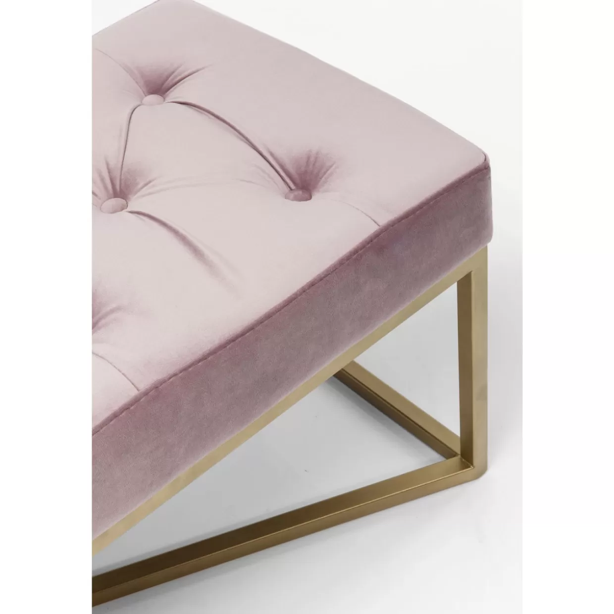 Panche Moderne in Rame Rosa, 90x40 cm - Linea Crossover per Soggiorno o Giardino | Design Funzionale KARE